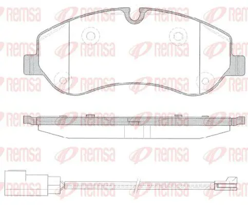 Handler.Part Brake pad set, disc brake KAWE 152002 2