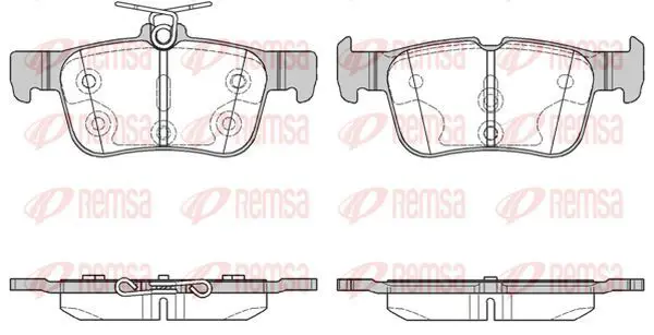 Handler.Part Brake pad set, disc brake KAWE 155100 2