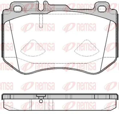 Handler.Part Brake pad set, disc brake KAWE 159100 2