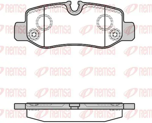 Handler.Part Brake pad set, disc brake KAWE 162400 2