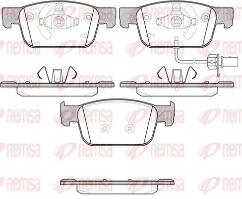 Handler.Part Guide sleeve kit, brake caliper KAWE 169201 2