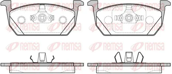 Handler.Part Brake pad set, disc brake KAWE 171000 2