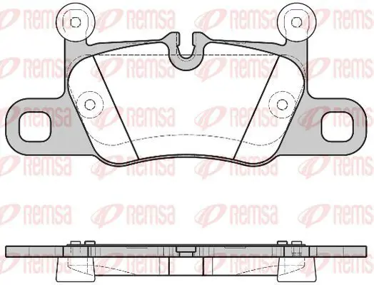 Handler.Part Brake pad set, disc brake KAWE 171400 2