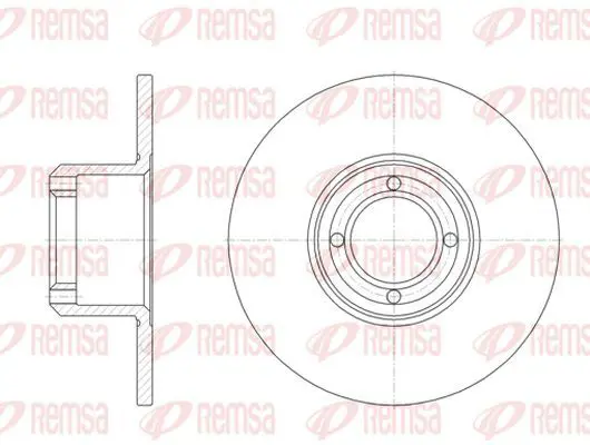 Handler.Part Brake disc KAWE 600800 2