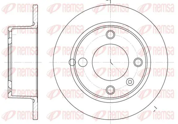 Handler.Part Brake disc KAWE 602300 2