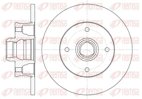 Handler.Part Brake disc KAWE 602400 2