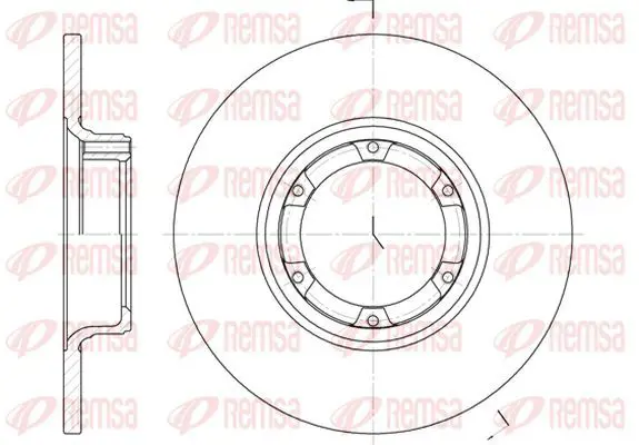 Handler.Part Brake disc KAWE 603300 2