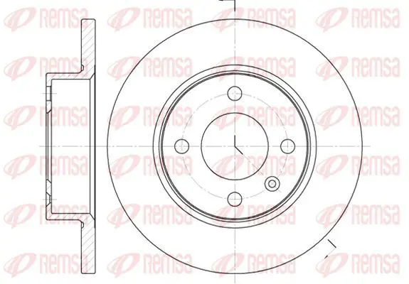 Handler.Part Brake disc KAWE 606000 2