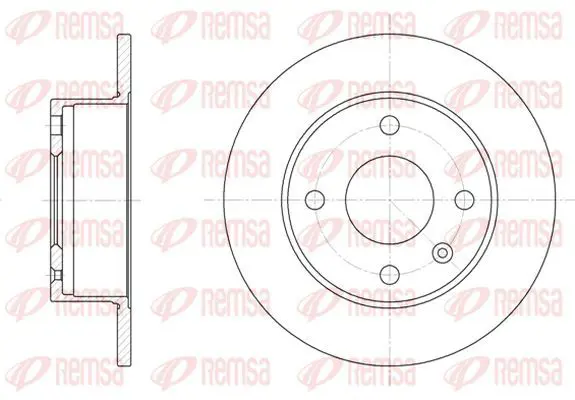 Handler.Part Brake disc KAWE 609500 2