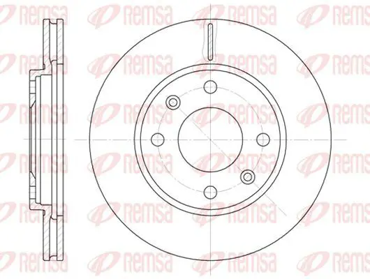 Handler.Part Brake disc KAWE 613110 2