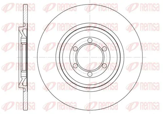 Handler.Part Brake disc KAWE 613900 2