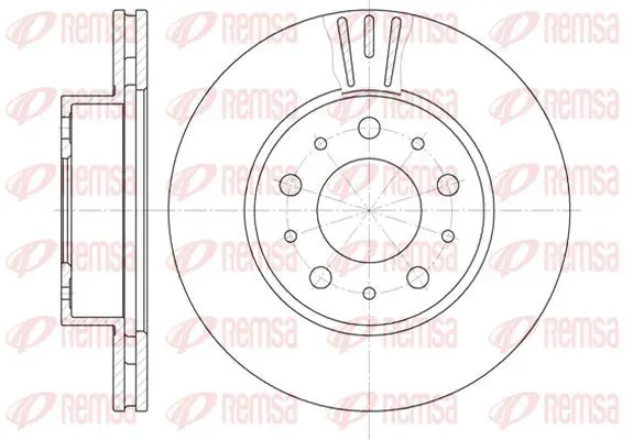 Handler.Part Brake disc KAWE 623110 2