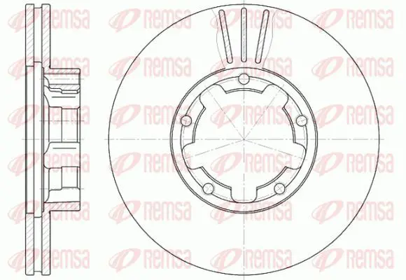 Handler.Part Brake disc KAWE 623411 2