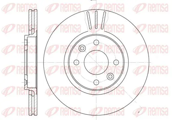 Handler.Part Brake disc KAWE 623610 2