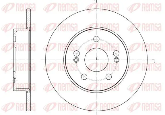 Handler.Part Brake disc KAWE 623901 2