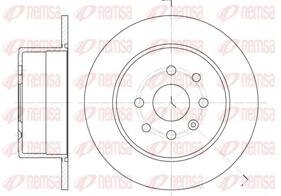 Handler.Part Brake disc KAWE 625200 2