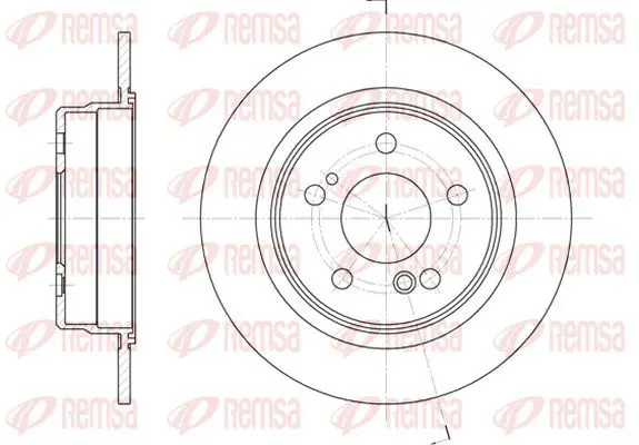 Handler.Part Brake disc KAWE 627100 2