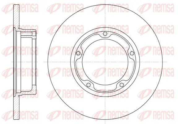 Handler.Part Brake disc KAWE 628200 2