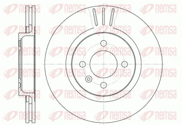 Handler.Part Brake disc KAWE 629410 2