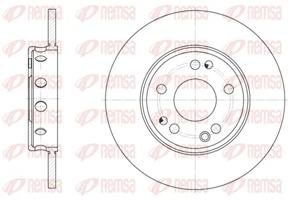 Handler.Part Brake disc KAWE 631100 2