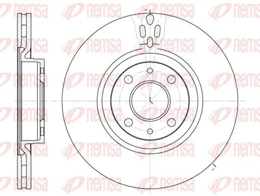 Handler.Part Brake disc KAWE 631611 2