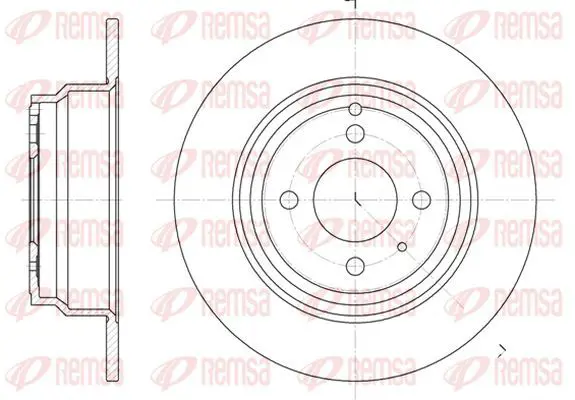 Handler.Part Brake disc KAWE 633500 2