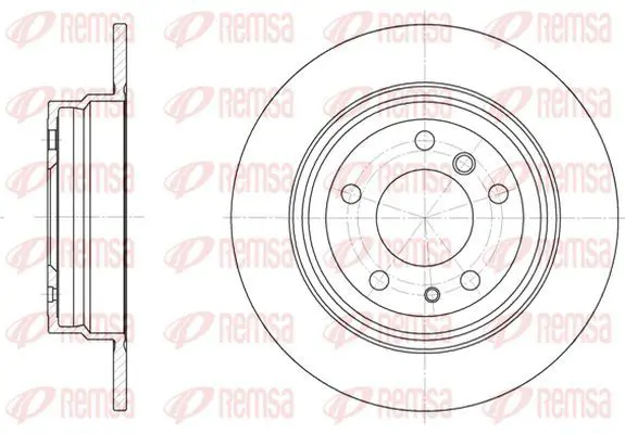 Handler.Part Brake disc KAWE 634200 2