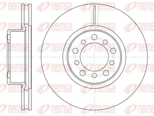 Handler.Part Brake disc KAWE 634510 2