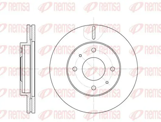 Handler.Part Brake disc KAWE 639110 2