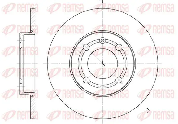 Handler.Part Brake disc KAWE 641800 2