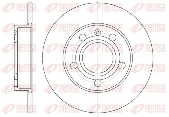 Handler.Part Brake disc KAWE 642900 2