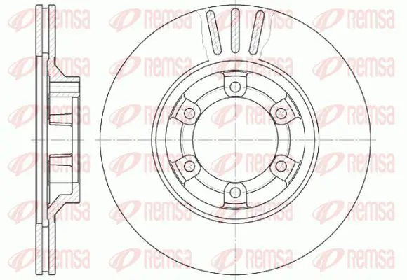 Handler.Part Brake disc KAWE 645910 2