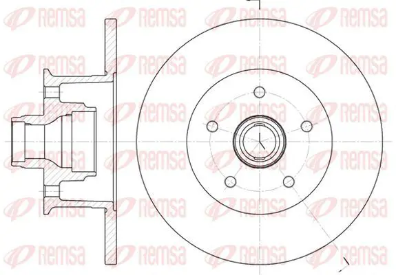 Handler.Part Brake disc KAWE 646800 2