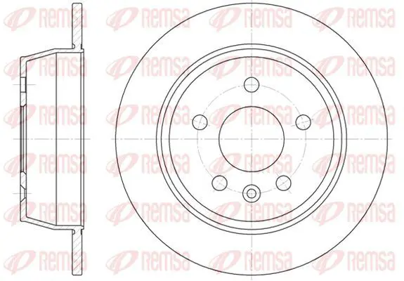 Handler.Part Brake disc KAWE 647100 2