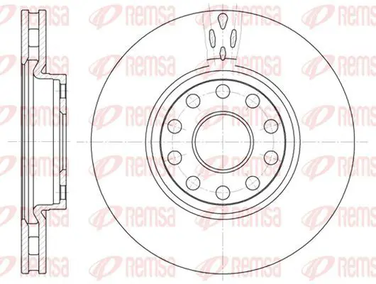 Handler.Part Brake disc KAWE 647910 2