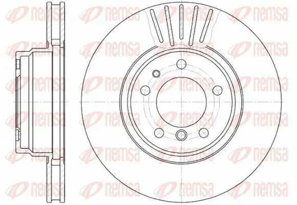 Handler.Part Brake disc KAWE 650910 2