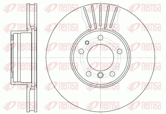 Handler.Part Brake disc KAWE 651110 2