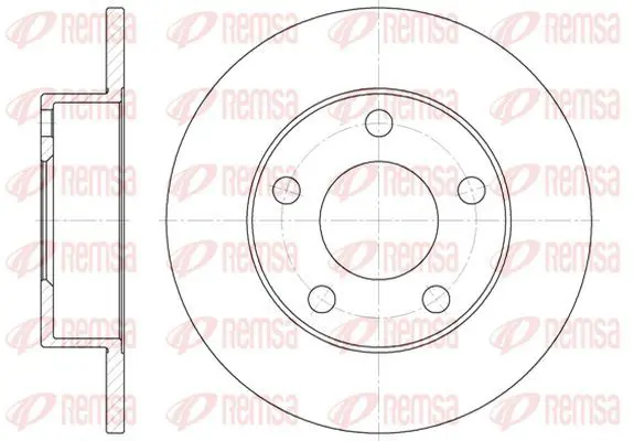 Handler.Part Brake disc KAWE 651300 2