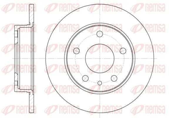 Handler.Part Brake disc KAWE 651600 2