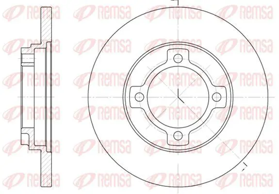 Handler.Part Brake disc KAWE 652200 2