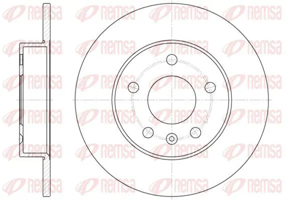 Handler.Part Brake disc KAWE 657800 2