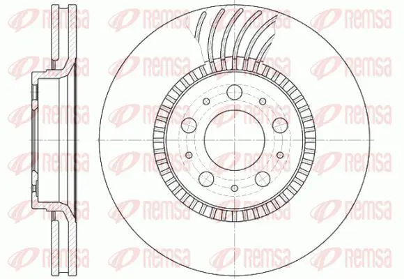 Handler.Part Brake disc KAWE 659110 2