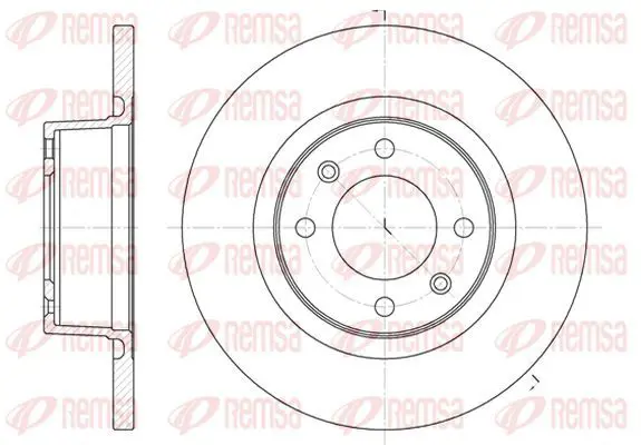 Handler.Part Brake disc KAWE 660500 2