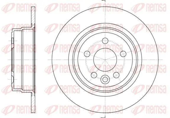 Handler.Part Brake disc KAWE 661500 2