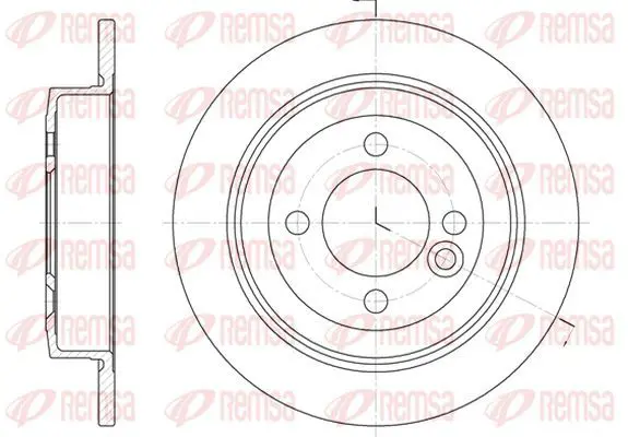 Handler.Part Brake disc KAWE 662900 2