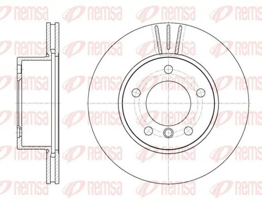 Handler.Part Brake disc KAWE 665110 2