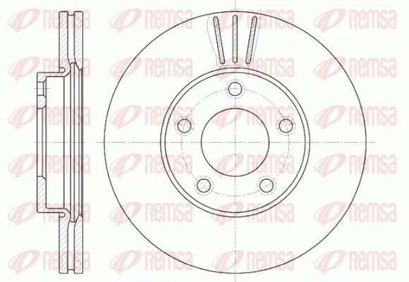 Handler.Part Brake disc KAWE 667110 2