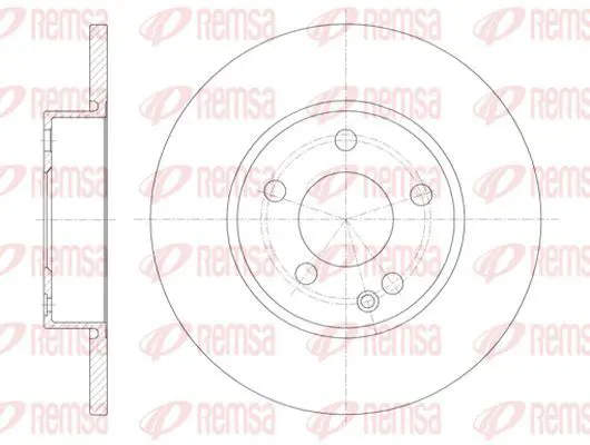 Handler.Part Brake disc KAWE 667400 2