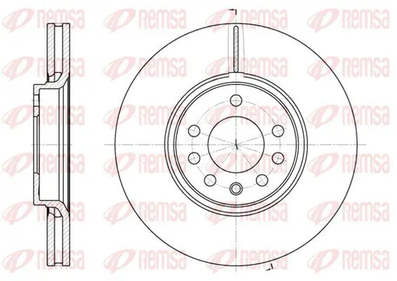 Handler.Part Brake disc KAWE 668710 2