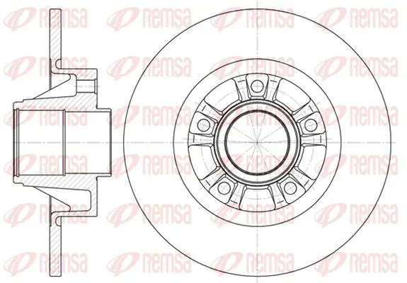 Handler.Part Brake disc KAWE 673300 2